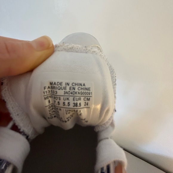 👟 NEW J.CREW x JACK PURCELL CONVERSE Vintage 00’s Metallic Gingham Sneakers - Picture 4 of 6